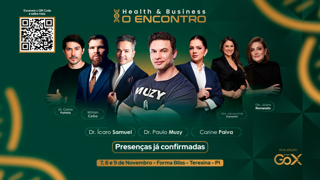 Palestrantes confirmados do Health & Business - O Encontro, evento da saúde.